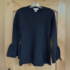 Rachel Parcell Bell Sleeve Crewneck Sweater Size M